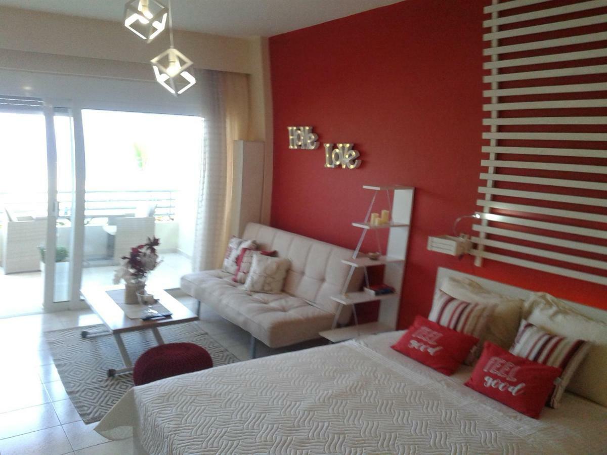 Sea View Cozy Studio Near Center Of Rethymno Town Екстер'єр фото